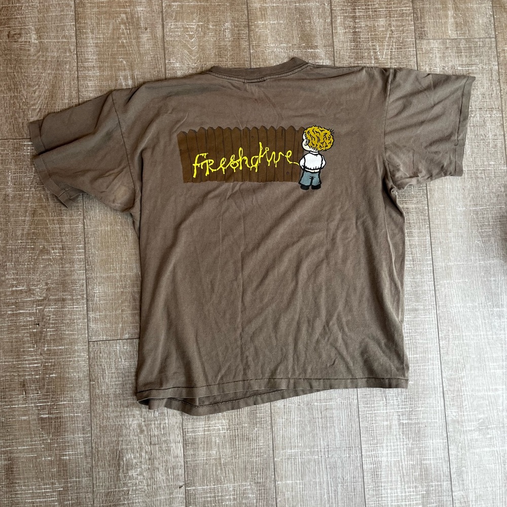Vintage 1990s Freshjive Single Stitch Piss Graphic Tee